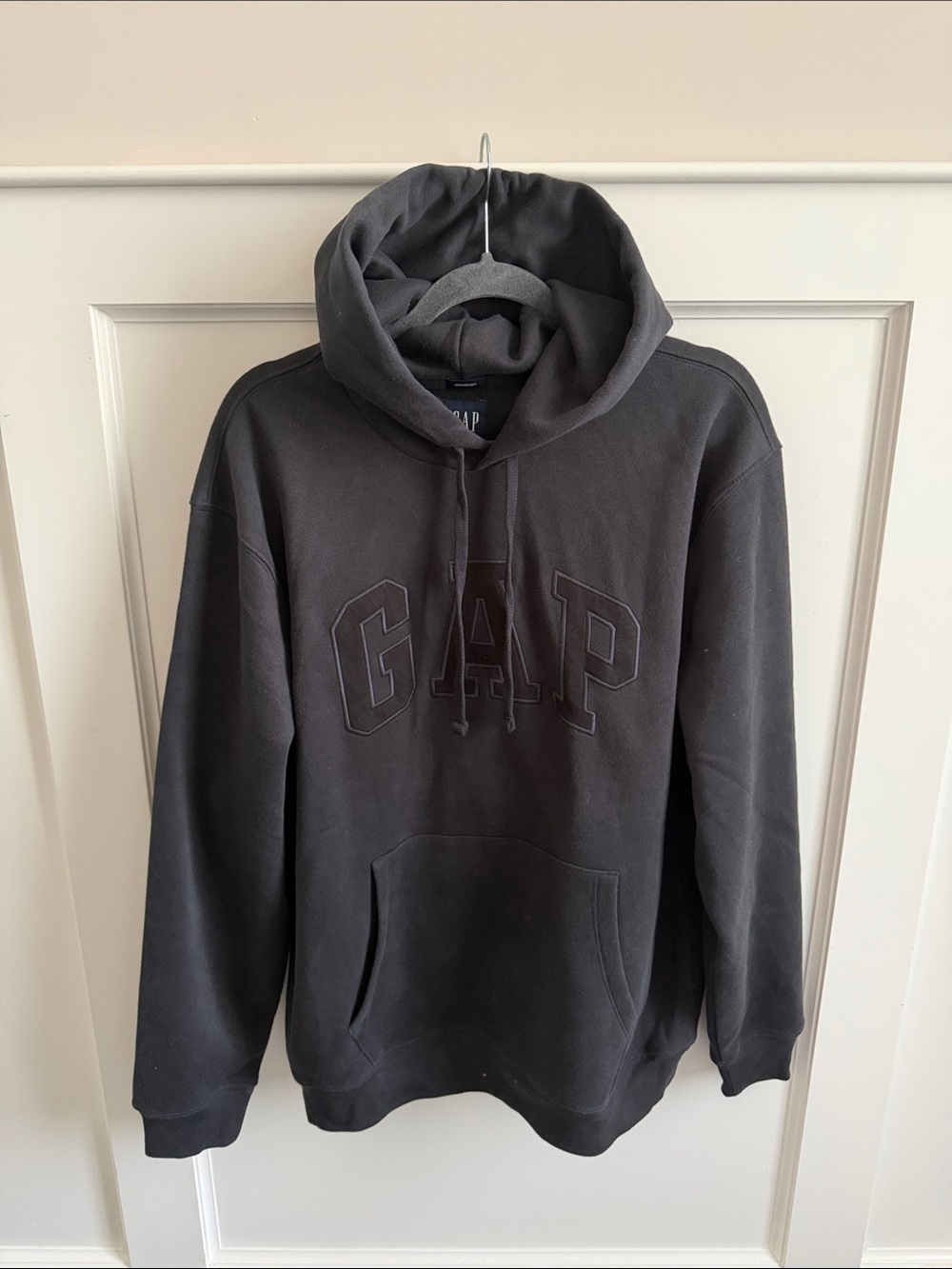 NWOT GAP Black Logo Pullover Hoodie